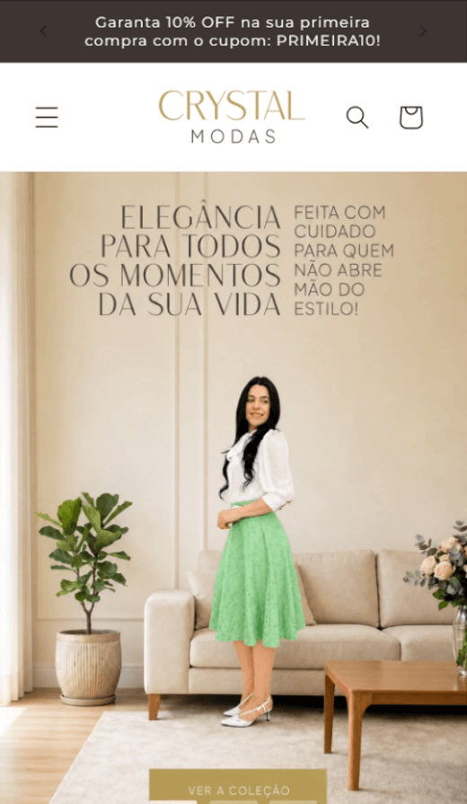 Loja virtual criada pela Arcus