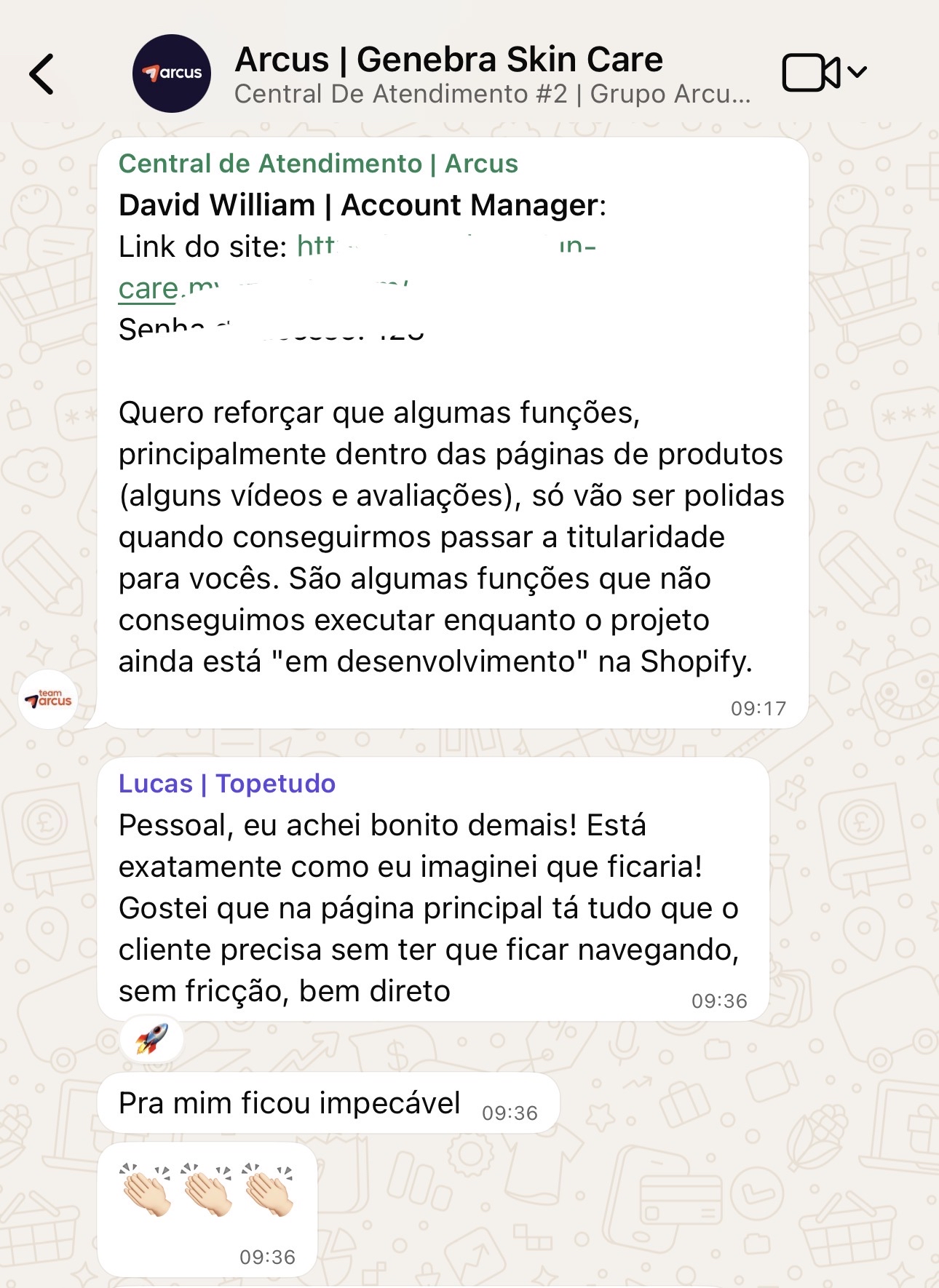 Depoimento de cliente da Arcus