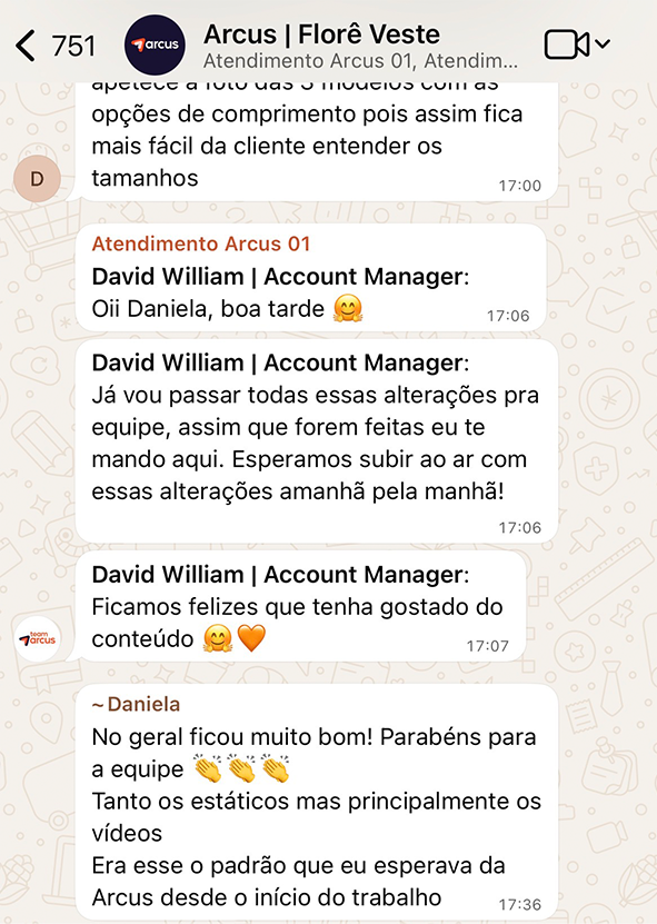 Depoimento de cliente da Arcus